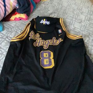 Kobe Bryant jerseys and laker hat together